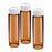 DWK Kimble Amber Screw Thread Vial w/Cap & PTFE Liner Attached - 28X95 AMBR VIAL, ATTACHD PHEN CAP, 14B LNR - 60911P-10