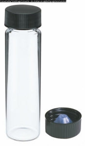 DWK Life Sciences Kimble Shell Vials - Shell Vial, Assembled with Phenolic Seal Cap, 24 mL - 60941A-24