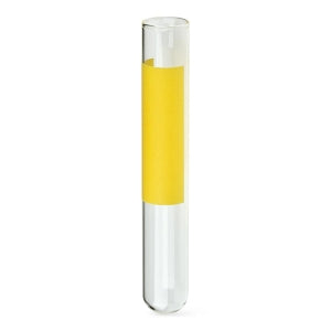 DWK Kimble Borosilicate Glass Culture Tubes w/Vertical Label - TUBE MARK-M GRN PRLBL DSP M / CS - 60B12BZG