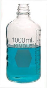 DWK Life Sciences Kimble KG35 Serum Bottle without Cap - KG35 Serum Bottle without Cap, Graduated, 1000 mL - 61110A-1000