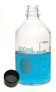 DWK Life Sciences Kimble Rubber Lined Cap Media Bottle - Media Bottle with Rubber-Lined Cap, 500 mL - 61110R-500