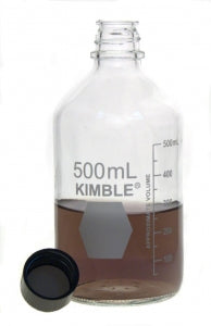 DWK Life Sciences Kimble PTFE Lined Cap Media Bottle - BOTTLE, MEDIA, PTFE-LIND CAP - 61110T-500