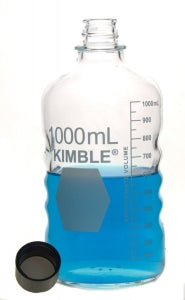 DWK Life Sciences Kimble PTFE Lined Cap Media Bottle - BOTTLE, MEDIA, RBR-LINED CAP - 61111R-1000