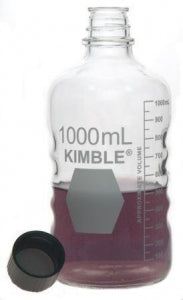 DWK Life Sciences Kimble PTFE Lined Cap Media Bottle - BOTTLE, MEDIA, PTFE-LIND CAP - 61111T-1000