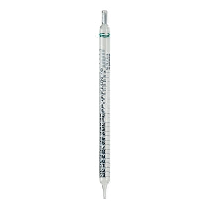 DWK Life Sciences Kimble Strl Disposable Serological Pipet - Sterile Disposable Glass Shorty Serological Pipettes, To Deliver (TD), 25mL, Green Band, Individually Wrapped - 72115-25210