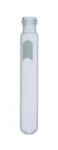 DWK Kimble Screw Threaded Borosilicate Glass Tubes - Type I Borosilicate Glass Disposable Nonsterile Culture Tube, 8 mL Overflow Capacity, No Cap, 13-415 GPI Finish, 13 mm x 100 mm - 73750-13100