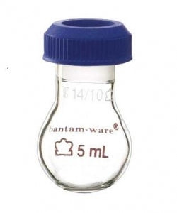 DWK Life Sciences Kimble Threaded RB Boiling Flask - Threaded Round Bottom Boiling Flask, 25 mL, 14/10 - 746120-0025