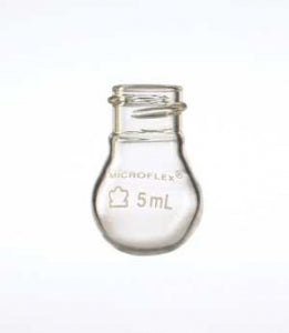 DWK Life Sciences Kimble Short Neck Threaded Boiling Flask - FLASK RB 5ML 20-400 - 747510-0520