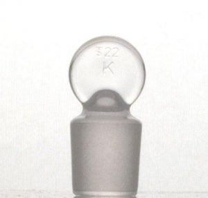 DWK Life Sciences Kimble Solid Pennyhead Stopper - Solid Pennyhead Stopper, Size 8 - 850100-0008