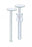 DWK Life Sciences Kimble Dounce All-Glass Tissue Grinders - Dounce All-Glass Tissue Grinder Tube, Size 2 mL - 885303-0002