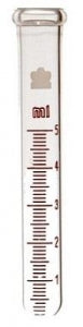 DWK Life Sciences Kimble Graduated Test Tubes with Beaded Rim - Graduated Test Tube with Beaded Rim, 5 mL - 898250-0005