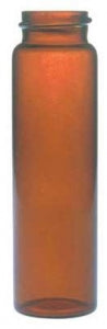 DWK Life Sciences Kimble EPA Water Analysis Vials w/oClosures - EPA Water Analysis Vial without Closure, 20 mL, Amber, 500/Case - 90X512857SA