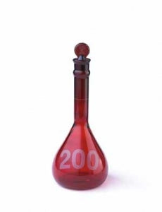 DWK Kimble RAYSORB Hvy Dty Volumetric Flask w/o Stopper - RAYSORB Heavy Duty Volumetric Glass Flask without Stopper, Wide Mouth, 1000 mL - 92822G-1000