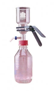 DWK Life Sciences Kimble Microfiltration Apparatus - Microfiltration Assembly with Fritted Glass Support and GL 45-Style Bottle - 953750-5347