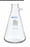 DWK Life Sciences Kimble KimCote Filter Flask - ULTRA-WARE Heavy-Wall Safety-Coated Glass Filtering Flask, 1L - 953760-1002