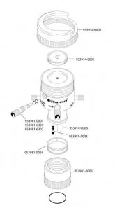 DWK Life Sciences Kimble Check Valves with Retainer - CHECK VALVE W RETAINER - 953981-0003