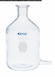 DWK Kimble KimCote Reservoir Bottle with Bottom Hose Outlet - KimCote Reservoir Bottle with Bottom Hose Outlet, 250mL - KC14607-250