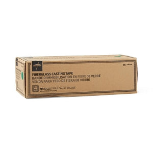 Medline Lightweight Fiberglass Cast Casting Tape - Fiberglass Casting Tape, Green, 4" x 4 yd. - CT44GRN