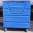 Chem-Tainer / Outlook In Plastic Poly Bulk Trucks - Poly Bulk Delivery Truck with 2 Swivel/2 Fixed Casters and Front Cutout, 35 Cu. Ft. Capacity, Royal Blue - M7040 ROYAL BLUE