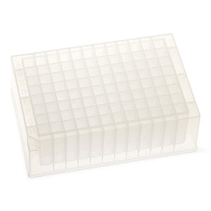 Celltreat 96-Well Deep Well Polypropylene Storage Plates - Nonsterile Polypropylene 96-Well Deep-Well Storage Plate, V-Bottom, 2 mL - 229574