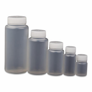 Celltreat Round Wide-Mouth Bottles - Round Wide-Mouth Bottle, With Cap, Polypropylene, Nonsterile, 125mL - 229795