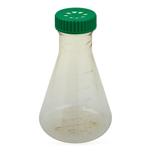 Celltreat Sterile Vented-Cap Erlenmeyer & Fernbach Flasks - Vented-Cap Erlenmeyer Flask, Sterile, Plain-Bottom, 2L - 229850