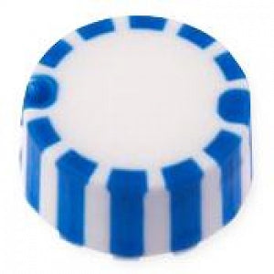 Celltreat Grip Microtube Caps - Screw-Top Microtube Caps, Nonsterile, Grip, Blue - 230840B