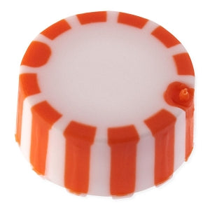 Celltreat Grip Microtube Caps - Screw-Top Microtube Caps, Nonsterile, Grip, Orange - 230840N