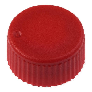 Celltreat Opaque Microtube Caps - Screw-Top Microtube Caps, Nonsterile, Opaque, Red - 230841R