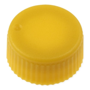 Celltreat Opaque Microtube Caps - Screw-Top Microtube Caps, Nonsterile, Opaque, Yellow - 230841Y