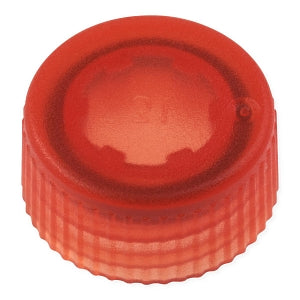 Celltreat Translucent Microtube Caps - Screw-Top Microtube Caps, Nonsterile, Translucent, Orange - 230842N