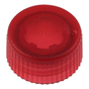 Celltreat Translucent Microtube Caps - Screw-Top Microtube Caps, Nonsterile, Translucent, Red - 230842R