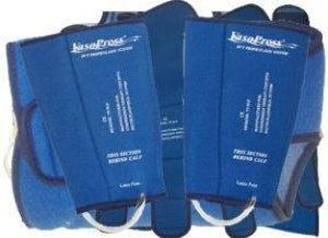 Zimmer Biomet VasoPress DVT System Garments - VasoGard Calf Garment, Blue, Size XL, up to 32" - VP501BG