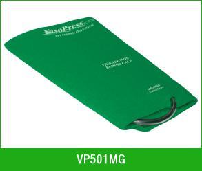 Zimmer Biomet VasoPress DVT System Garments - VasoPress DVT Calf Garment, Green, Size M - VP501MG