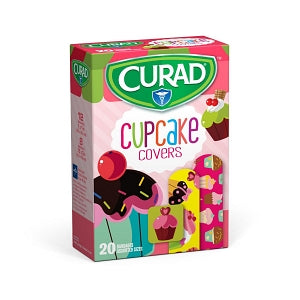 Medline CURAD Cupcake Cover Bandages - CURAD Bandages, Cupcake Covers, Assorted Sizes - CUR00002RB