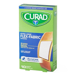 Medline CURAD Flex-Fabric Bandages - CURAD Extra Large Flex-Fabric Bandages, 2" x 4" - CUR00727RB