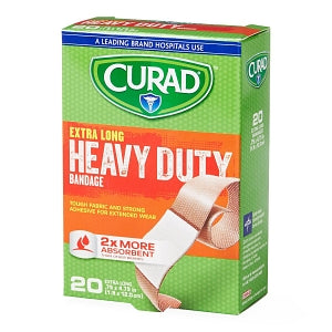 Medline CURAD Extreme Hold Bandages - CURAD Heavy Duty Bandages, 0.75" x 4.75" - CUR01101RB