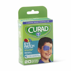 Medline CURAD Nonsterile Eye Patch - CURAD Adhesive Eye Patch, 2.25" x 3.12", Assorted Colors - CUR13620RB