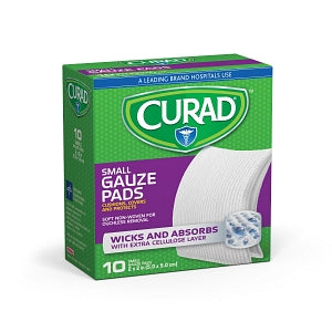 Medline CURAD Sterile Pro-Gauze Pads - CURAD Sterile Pro-Gauze Pad, 2" x 2", 10/Box - CUR20422RB