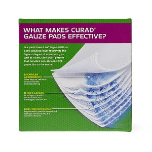 Medline CURAD Sterile Pro-Gauze Pads - CURAD Sterile Pro-Gauze Pad, 3" x 3", 25/Box - CUR20434ERBI