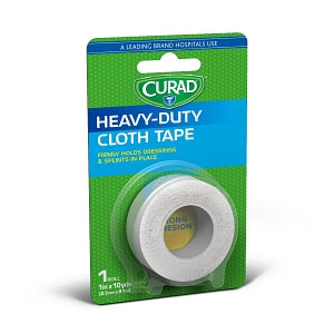 Medline CURAD Cloth Tape - CURAD Heavy-Duty Cloth Tape, 1" x 10 yd. - CUR26101C