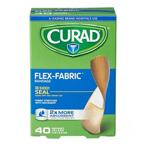 Medline CURAD Flex-Fabric Bandages - CURAD Flex-Fabric Bandages, 3/4" x 2-1/2" - CUR45245RB