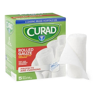 Medline CURAD SoothePlus Prosorb Rolled Gauze - 4" x 2.5 yd. CURAD SoothePlus Prosorb Rolled Gauze - CUR47316RB