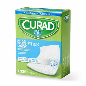 Medline CURAD Sterile Nonstick Pads - CURAD Sterile Nonstick Pad, 3" x 4", 20/Box - CUR47398RB