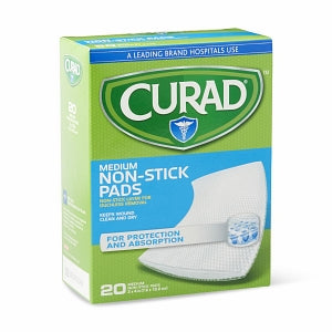 Medline CURAD Sterile Nonstick Pads - CURAD Sterile Nonstick Pad, 3" x 4", 20/Box - CUR47398RB