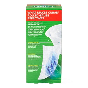 Medline CURAD SoothePlus Prosorb Rolled Gauze - 4" x 2.5 yd. CURAD SoothePlus Prosorb Rolled Gauze - CUR48144RB