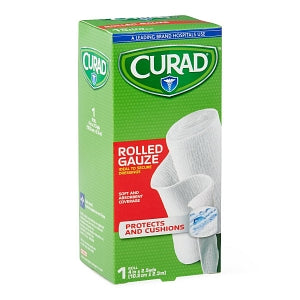 Medline CURAD SoothePlus Prosorb Rolled Gauze - 4" x 2.5 yd. CURAD SoothePlus Prosorb Rolled Gauze - CUR48144RB