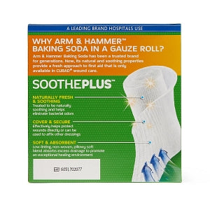 Medline CURAD SoothePlus Prosorb Rolled Gauze - 3" x 2.5 yd. CURAD SoothePlus Prosorb Rolled Gauze - CUR4835AH