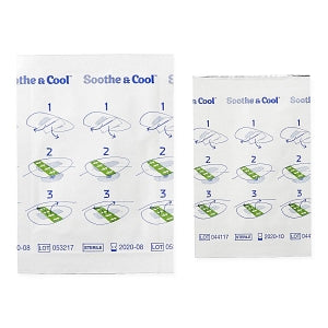 Medline CURAD Soothe & Cool Clear Waterproof Hydrogel Bandages - CURAD Soothe and Cool Clear Waterproof Hydrogel Bandages, Assorted Sizes - CUR5236V1