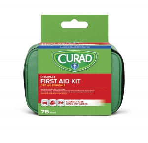 Medline CURAD 75-Piece Compact First Aid Kit - CURAD Compact First Aid Kit, 75 Pieces - CURFAK200RB